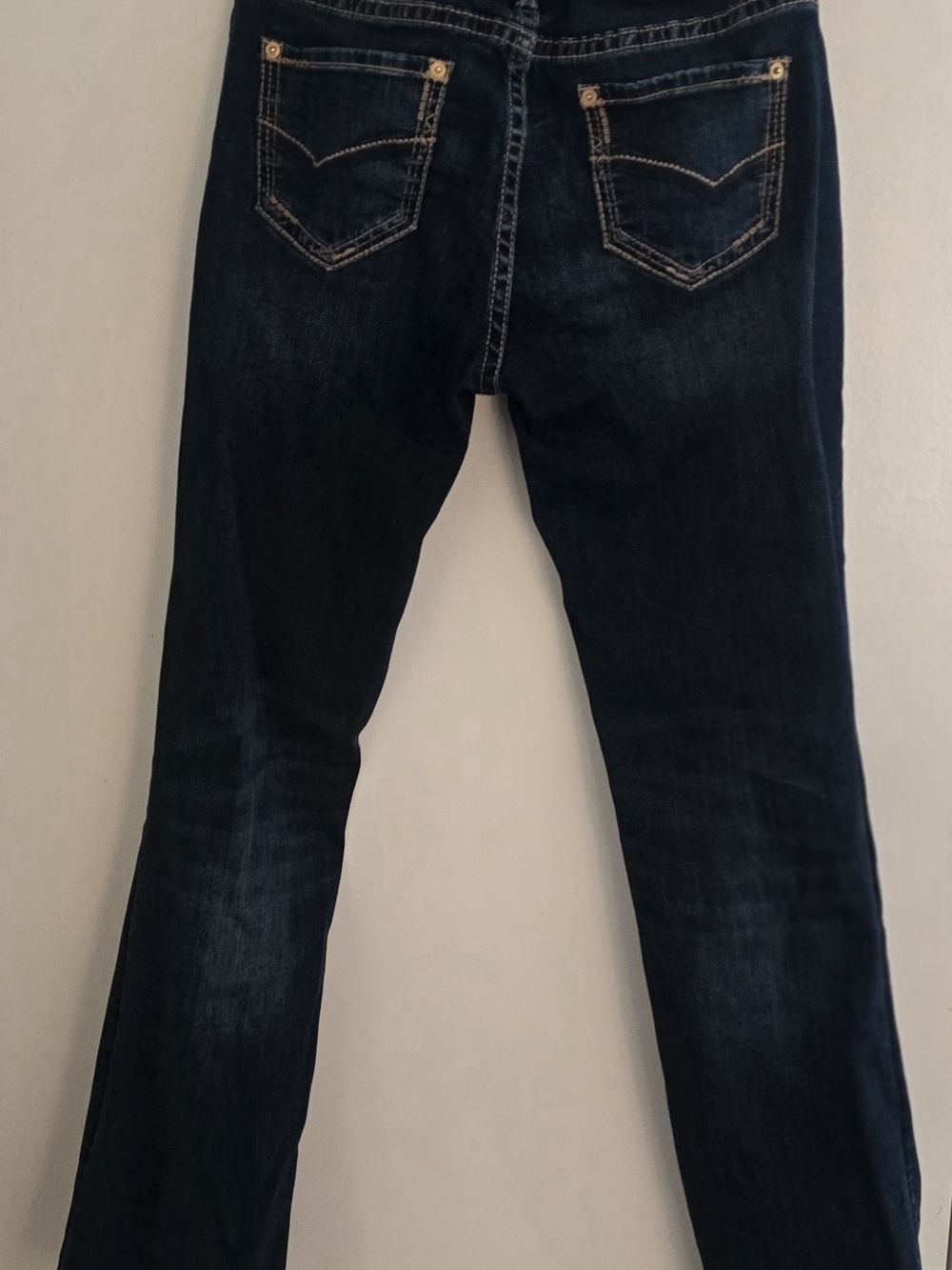 Rock&Roll Dark Blue Women's Straight-Leg Jeans